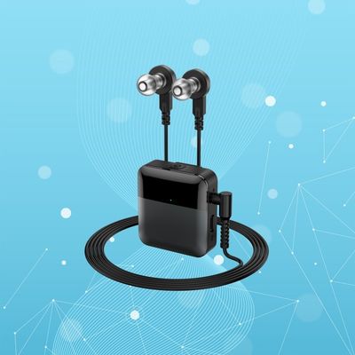 Bộ điều khiển nghe lớn có thể sạc lại Bluetooth 130dB Bộ điều khiển nghe quay lại FCC