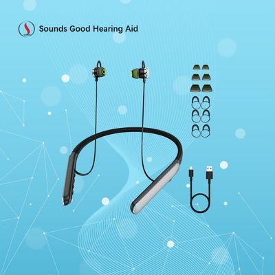 Phương tiện trợ thính Bluetooth tăng cường giọng nói với điều khiển âm lượng và phiên bản Bluetooth 5.2