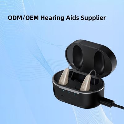 Máy trợ thính kỹ thuật số nhẹ chỉ 2.6g Màu be hoặc Tùy chỉnh Đã được FDA chứng nhận