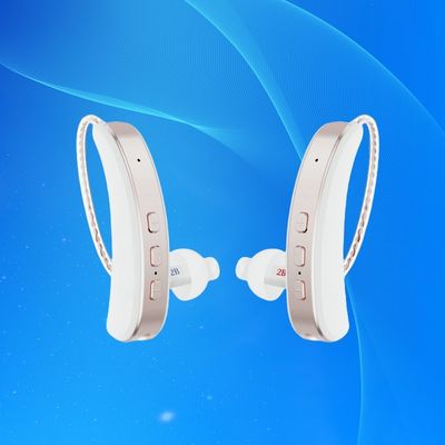 Trợ giúp thính giác sạc lại kỹ thuật số Monaural Bte Golden 4.2g Trợ giúp thính giác giảm tiếng ồn