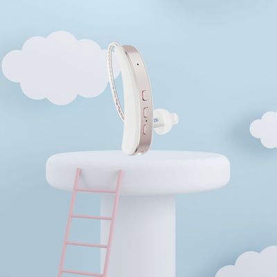 Thiết bị thính giác giảm tiếng ồn BTE thoải mái với thời lượng pin 25 giờ