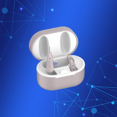 Thiết bị trợ thính OTC vô hình 35dB Tăng cường âm thanh kỹ thuật số 8 kênh Thiết bị trợ thính sạc