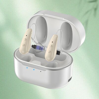 Máy trợ thính không kê đơn 5 cấp độ loại BTE Tích hợp 16 kênh để Nâng cao Hiệu suất Nghe và Giảm Tiếng ồn xung quanh