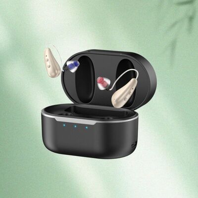 Trợ thính không kê đơn đạt chứng nhận CE với 5 mức điều chỉnh âm lượng, được thiết kế để hỗ trợ tình trạng suy giảm thính lực từ trung bình đến nặng, bền bỉ